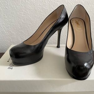 Yves Saint Laurent Black Stilettos